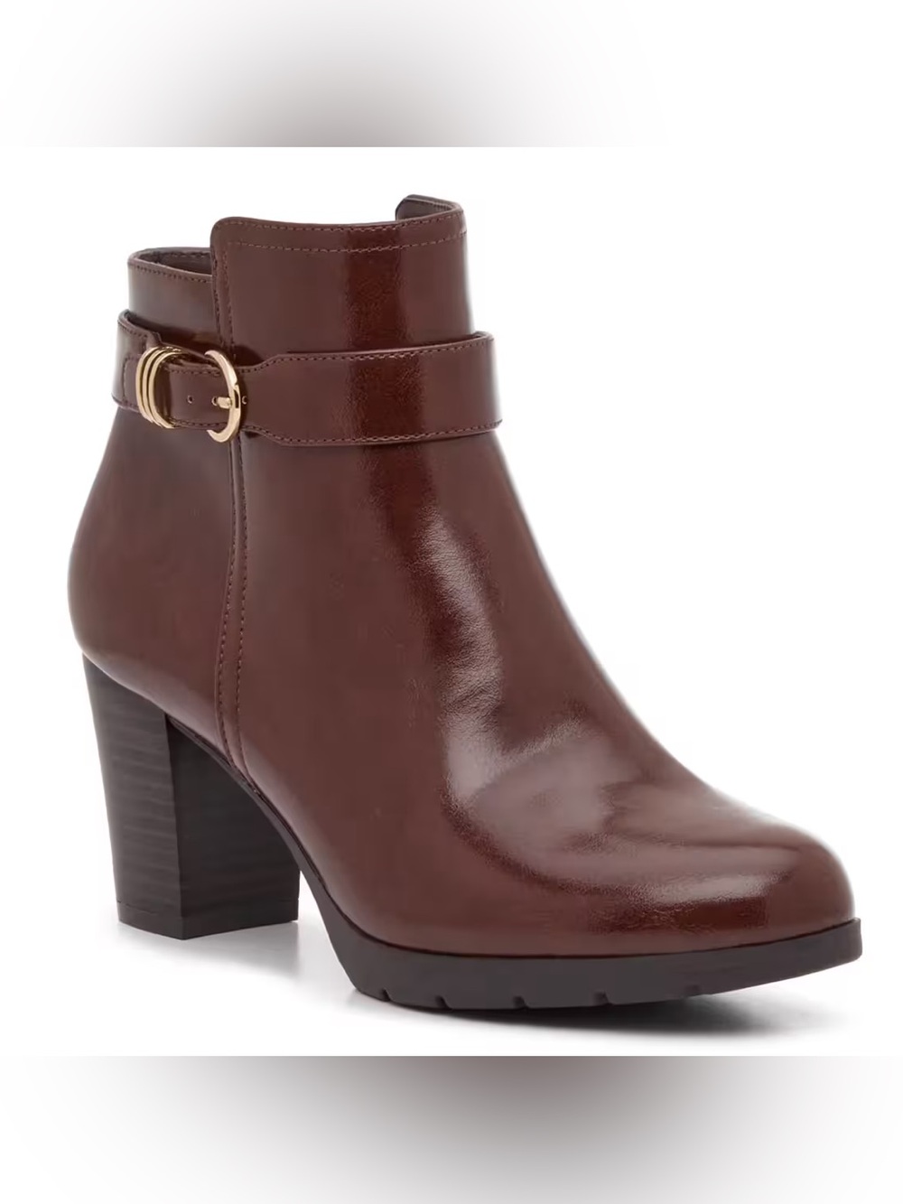 Anne Klein “Jeannie” Leather Booties, size 10M
